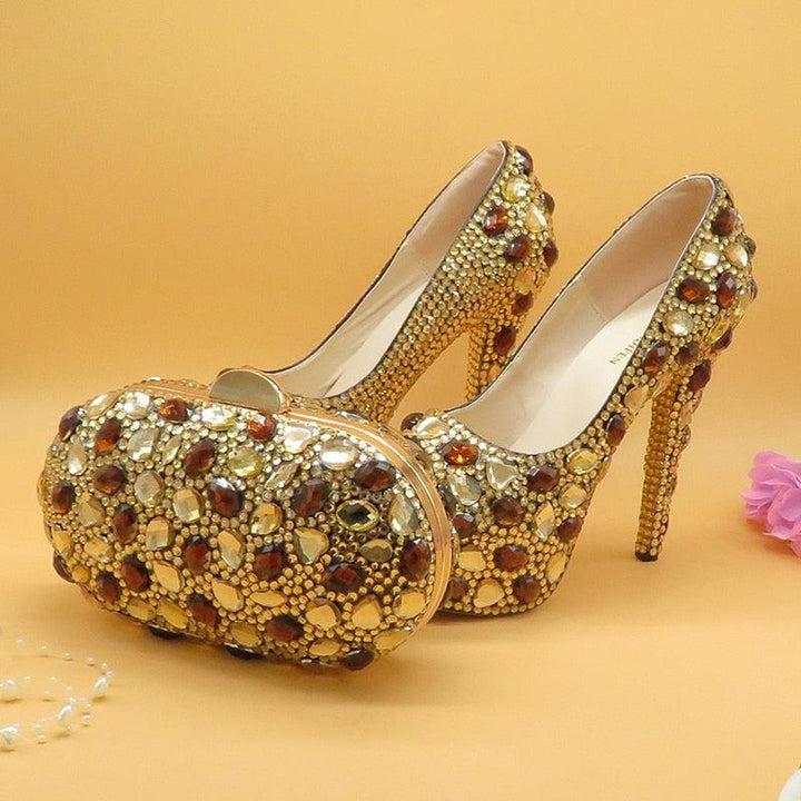 Fashion Crystal Wedding Shoes Bennys Beauty World