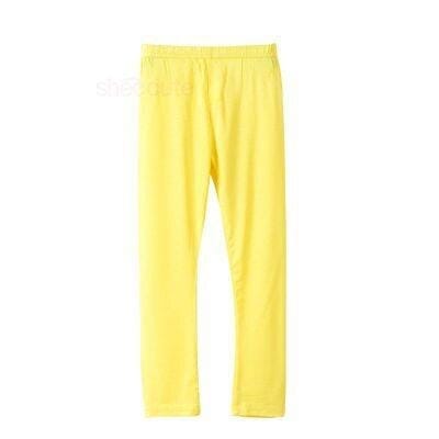 Fashion Elastic Baby girls spring leggings Candy Colored Pants for Kids Bennys Beauty World