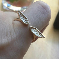 Fashion Gold And Silver Angel Wing Rings Bennys Beauty World
