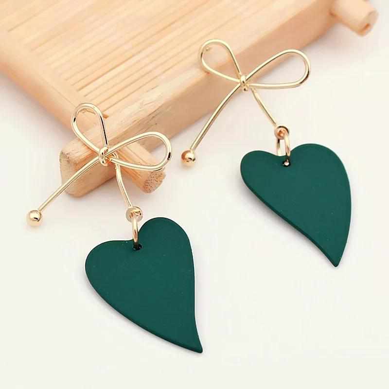 Fashion Heart Drop Earrings For Women Bennys Beauty World