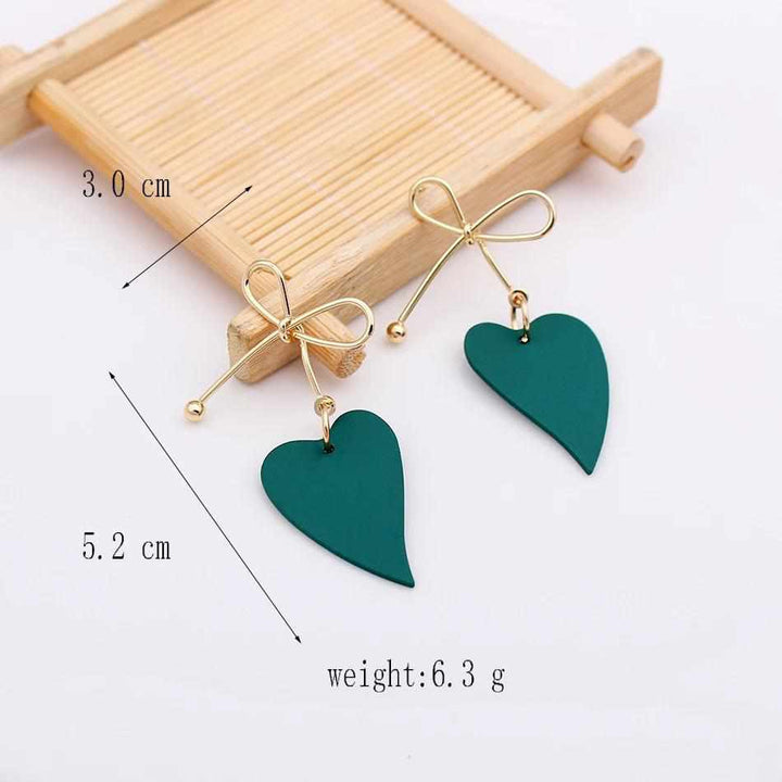 Fashion Heart Drop Earrings For Women Bennys Beauty World