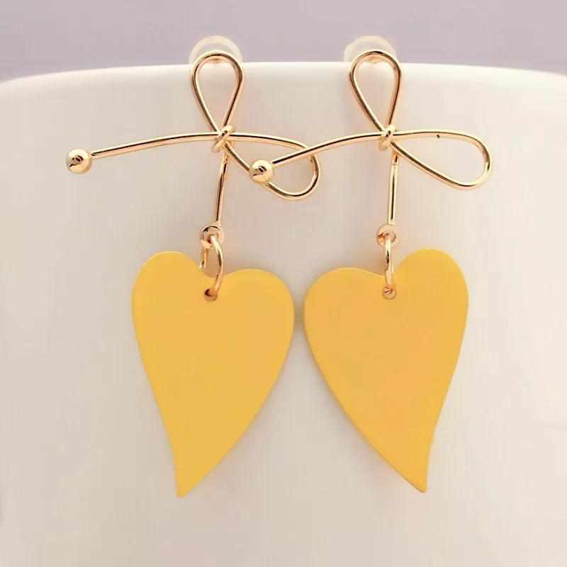 Fashion Heart Drop Earrings For Women Bennys Beauty World