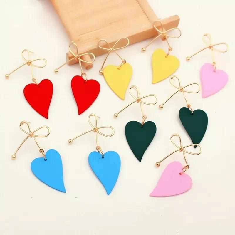 Fashion Heart Drop Earrings For Women Bennys Beauty World