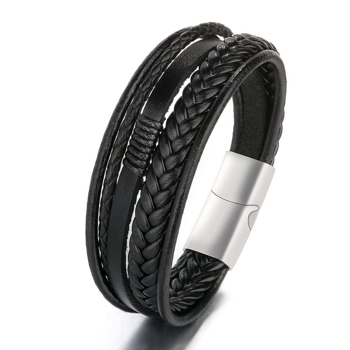 Fashion Leather Bracelet for Men Bennys Beauty World