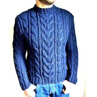Fashion Men's Long-sleeved Padded Pullover Sweater Bennys Beauty World