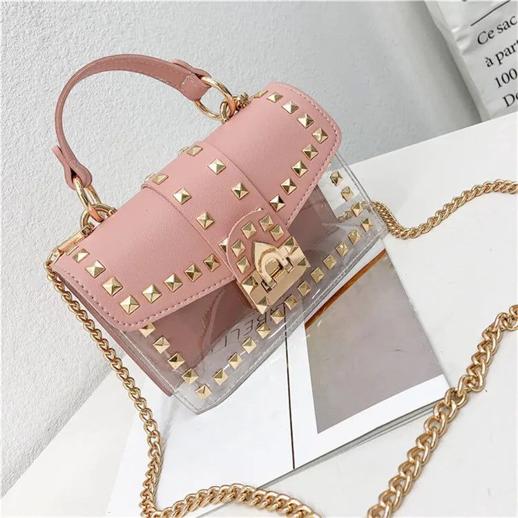 Fashion Messenger Bag with Chain Bennys Beauty World