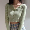 Fashion O-neck Short Knitted Sweaters For Women Bennys Beauty World