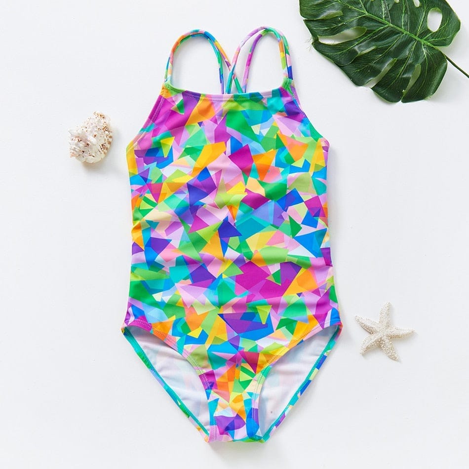 Fashion Rainbow Mermaid Swimwear For Children Summer Bathing Suits Bennys Beauty World