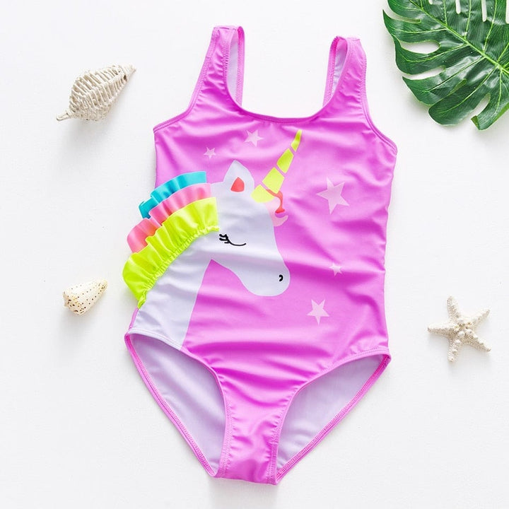 Fashion Rainbow Mermaid Swimwear For Children Summer Bathing Suits Bennys Beauty World