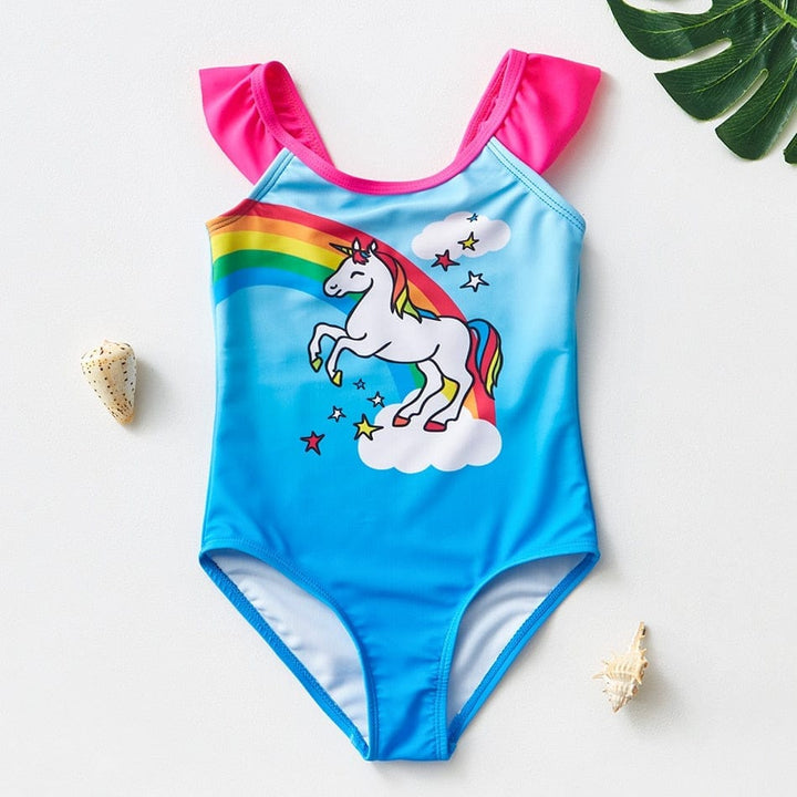 Fashion Rainbow Mermaid Swimwear For Children Summer Bathing Suits Bennys Beauty World