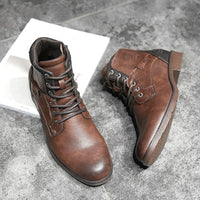 Fashion Retro Ankle Leather Men Boots Bennys Beauty World