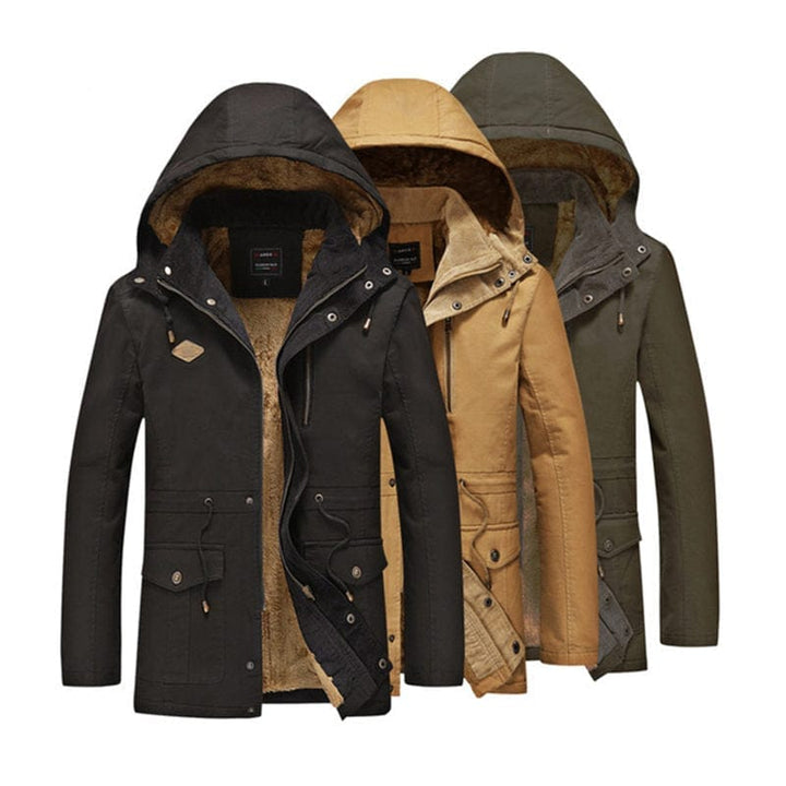 Fashion Thick Men Cotton Warm Jacket Bennys Beauty World