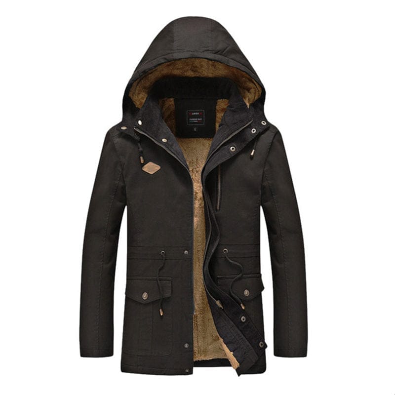 Fashion Thick Men Cotton Warm Jacket Bennys Beauty World