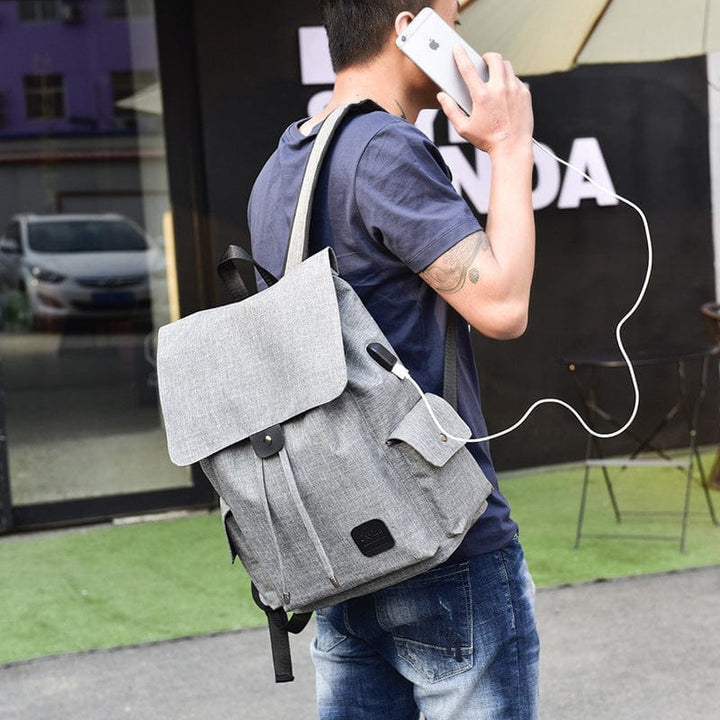 Fashion USB Charging Laptop Backpack For Women Men Backpack Bennys Beauty World