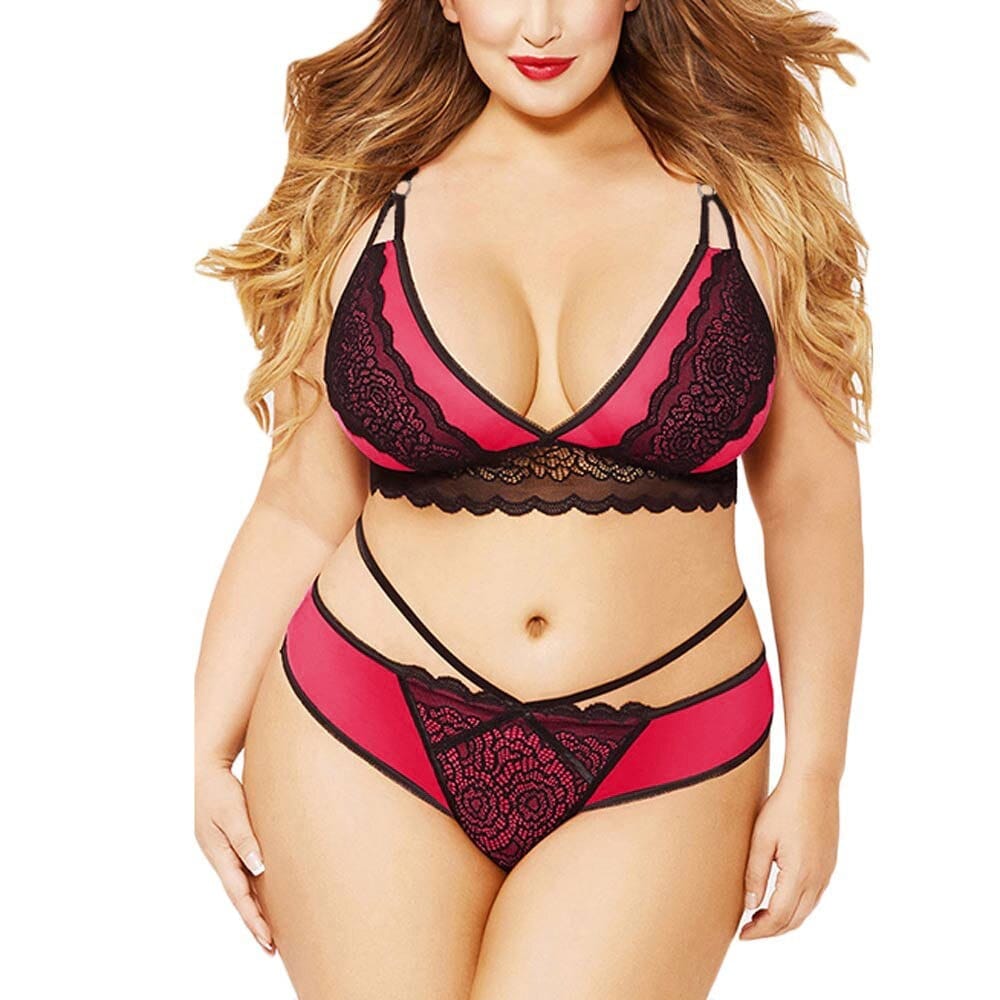 Fashion Women Plus Size Sexy Lingerie Set Bennys Beauty World