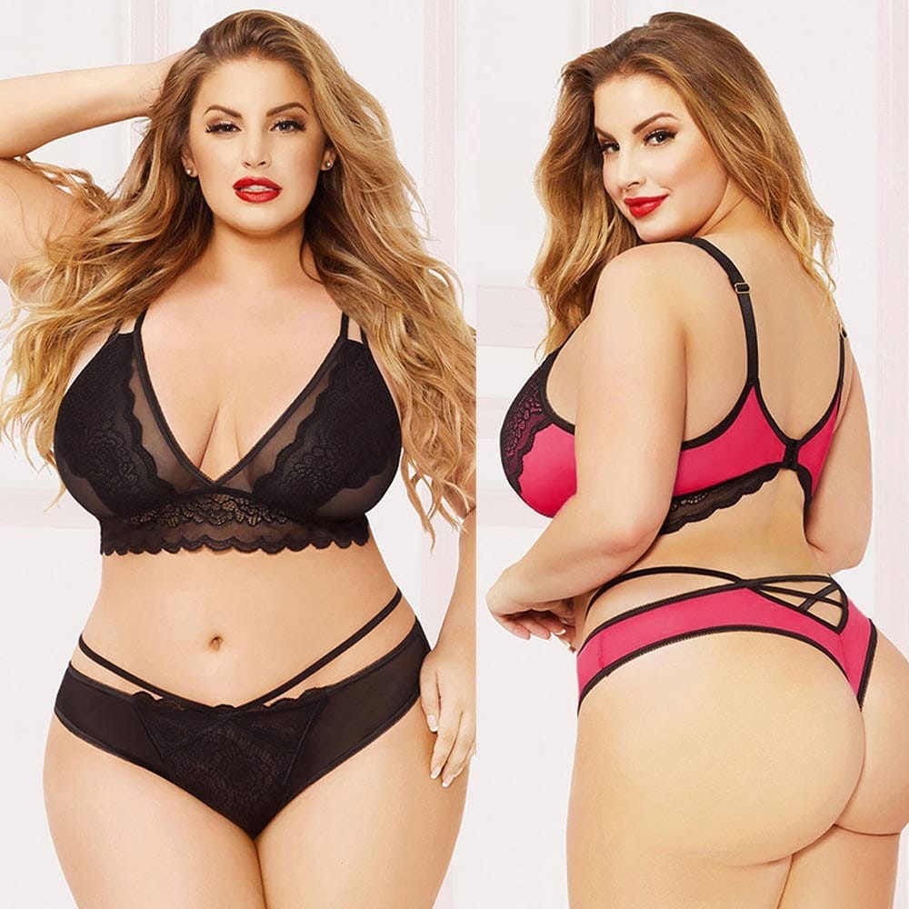 Fashion Women Plus Size Sexy Lingerie Set Bennys Beauty World