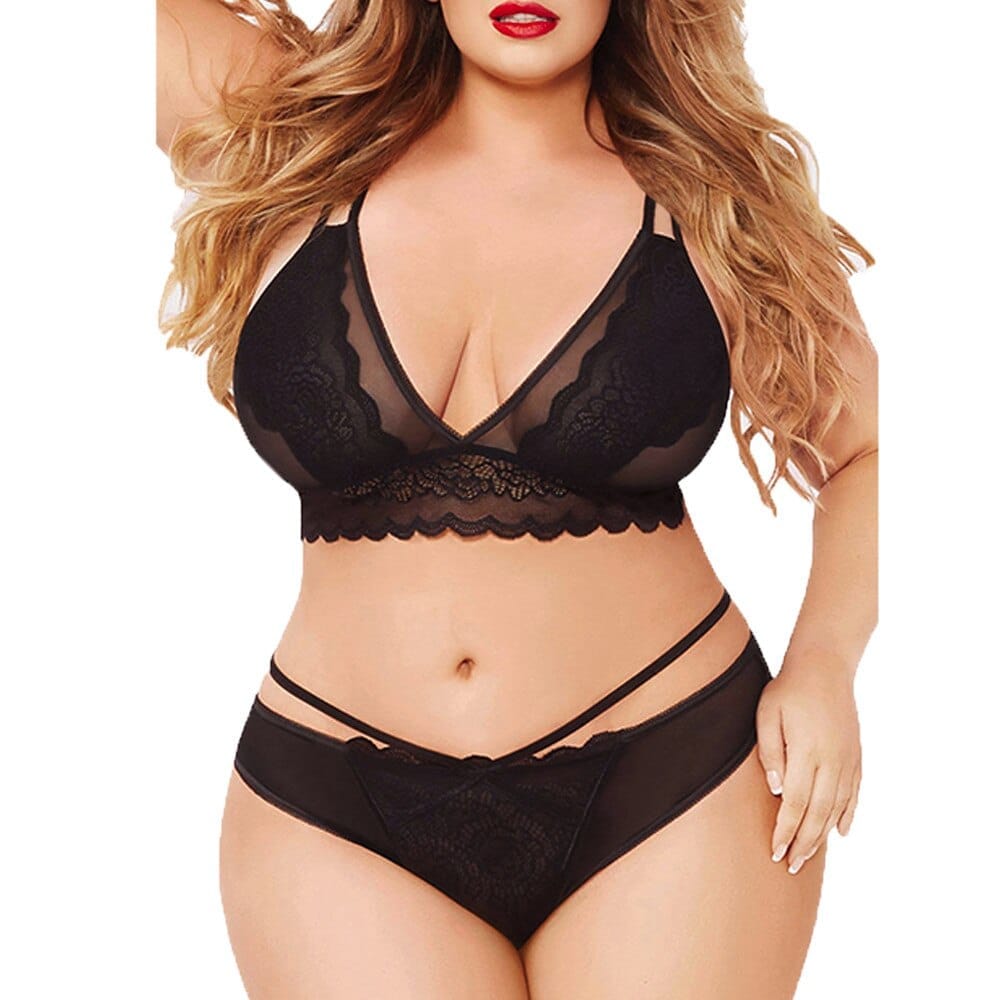 Fashion Women Plus Size Sexy Lingerie Set Bennys Beauty World