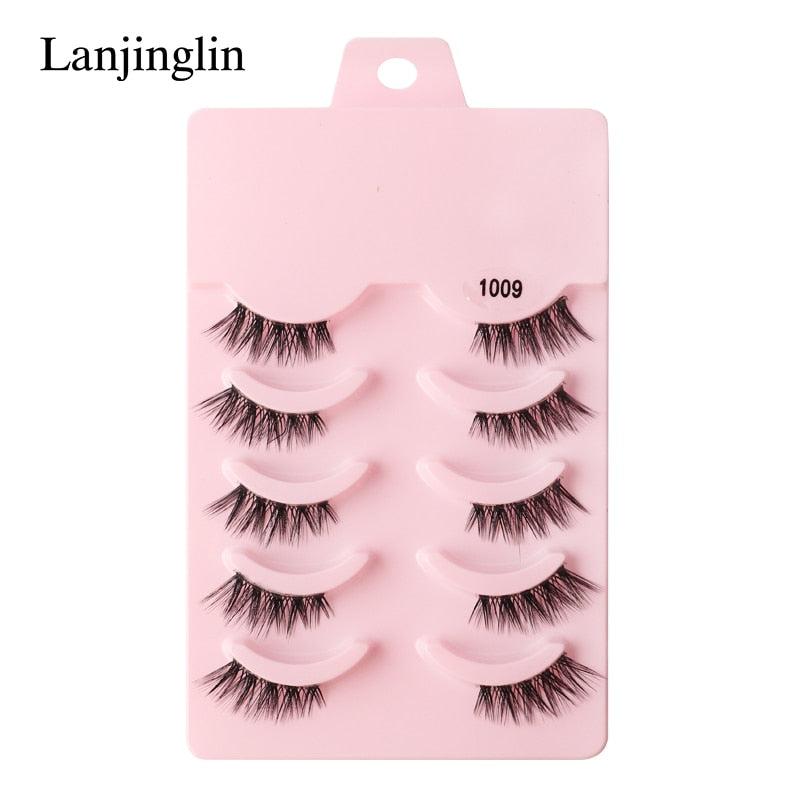 Faux Mink Lashes Natural False Eyelashes-0-Bennys Beauty World