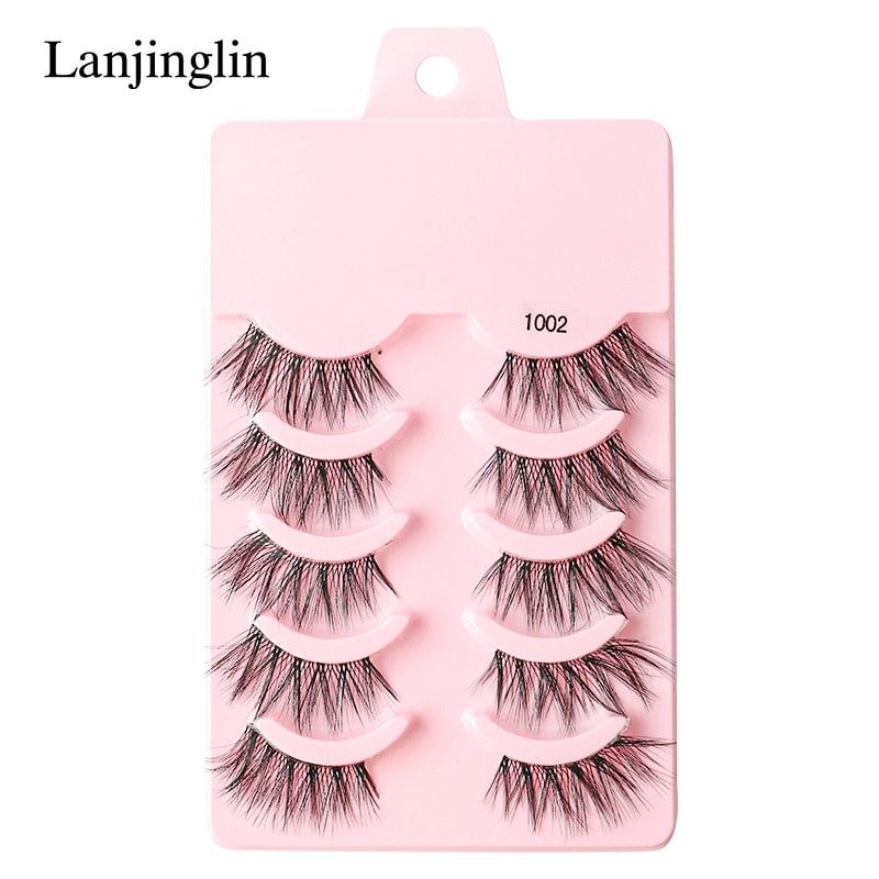 Faux Mink Lashes Natural False Eyelashes-0-Bennys Beauty World