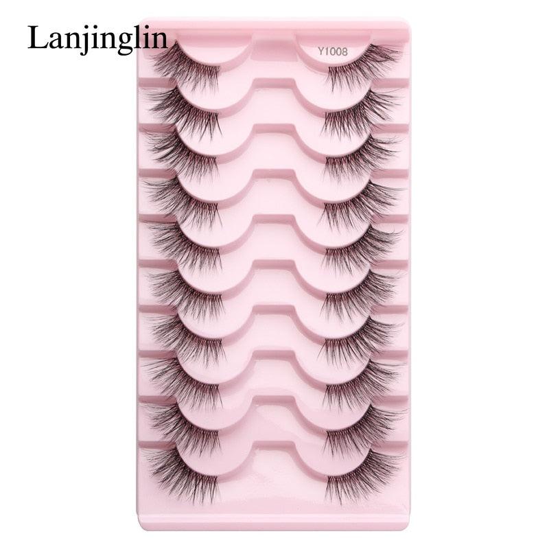 Faux Mink Lashes Natural False Eyelashes-0-Bennys Beauty World