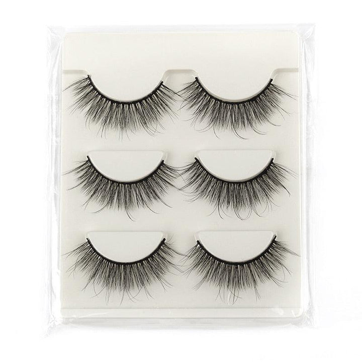 Faux Mink Lashes Natural False Eyelashes-0-Bennys Beauty World