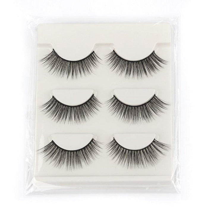 Faux Mink Lashes Natural False Eyelashes-0-Bennys Beauty World