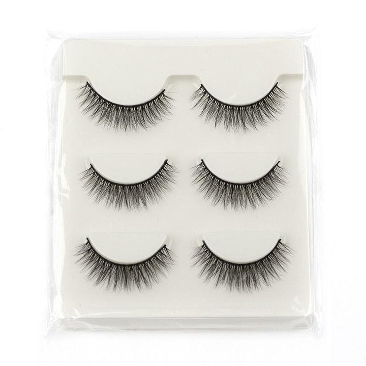 Faux Mink Lashes Natural False Eyelashes-0-Bennys Beauty World