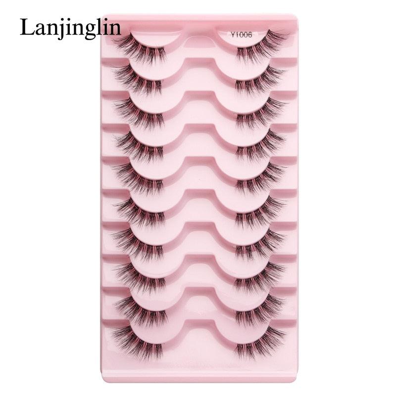 Faux Mink Lashes Natural False Eyelashes-0-Bennys Beauty World