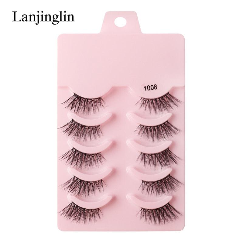 Faux Mink Lashes Natural False Eyelashes-0-Bennys Beauty World