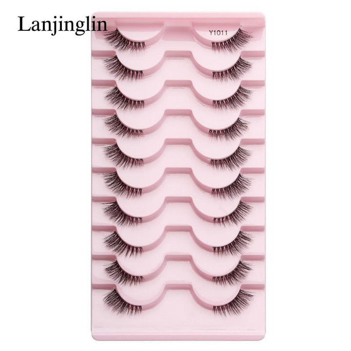 Faux Mink Lashes Natural False Eyelashes-0-Bennys Beauty World