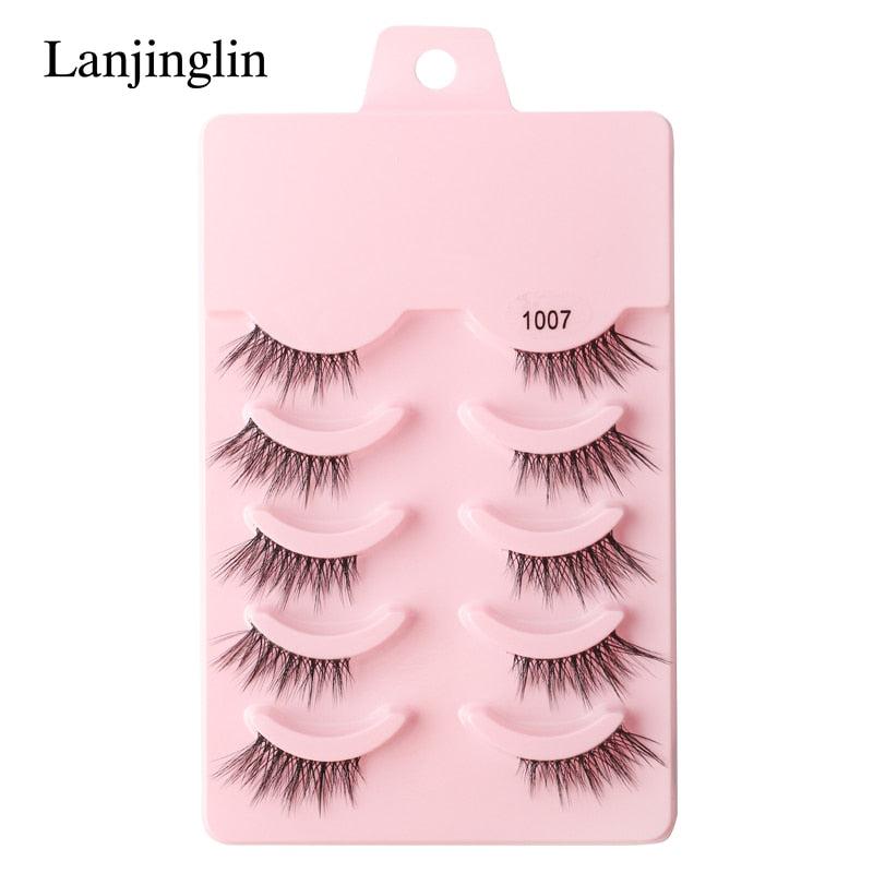 Faux Mink Lashes Natural False Eyelashes-0-Bennys Beauty World