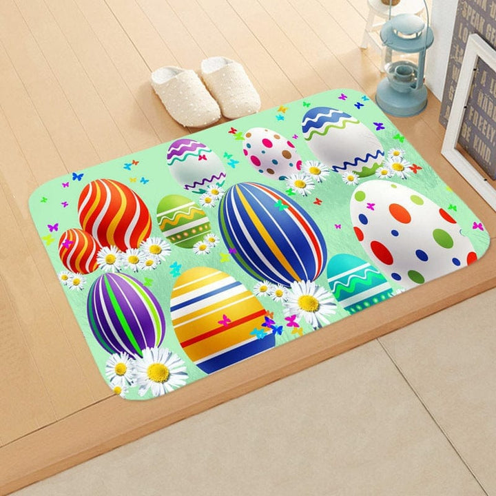 Festive Bathroom Egg Carpet Floor Mats Easter Anti-skid BENNYS 