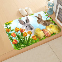 Festive Bathroom Egg Carpet Floor Mats Easter Anti-skid BENNYS 