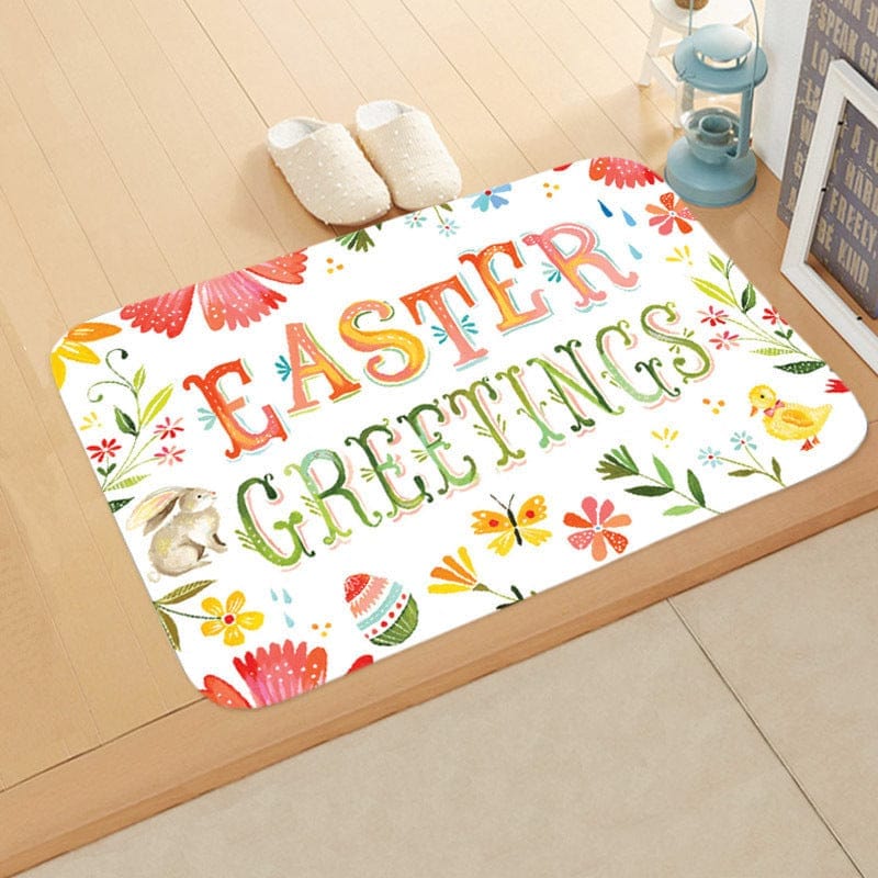 Festive Bathroom Egg Carpet Floor Mats Easter Anti-skid BENNYS 