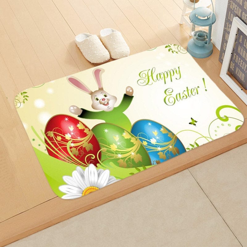 Festive Bathroom Egg Carpet Floor Mats Easter Anti-skid BENNYS 