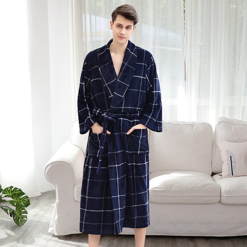 Flannel robe couple pajamas BENNYS 