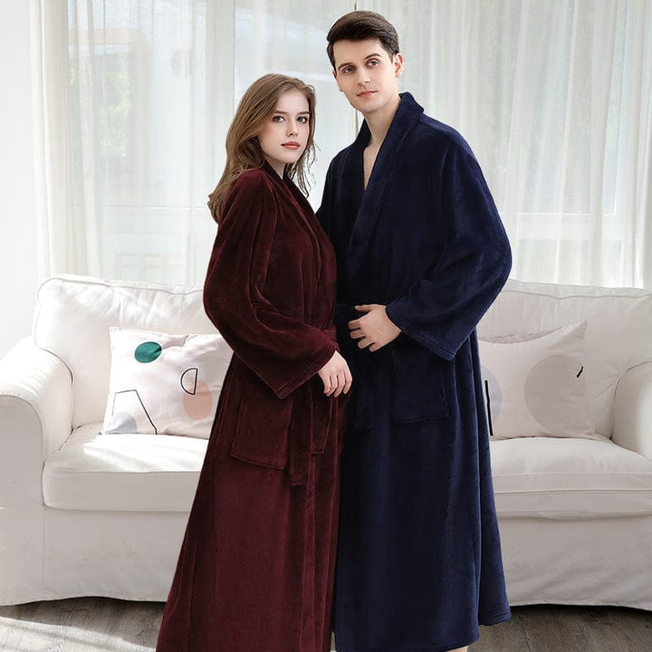 Flannel robe couple pajamas BENNYS 