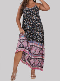 Floral Maxi Cami Dress Backless Plus Size Beach Dresses BENNYS 