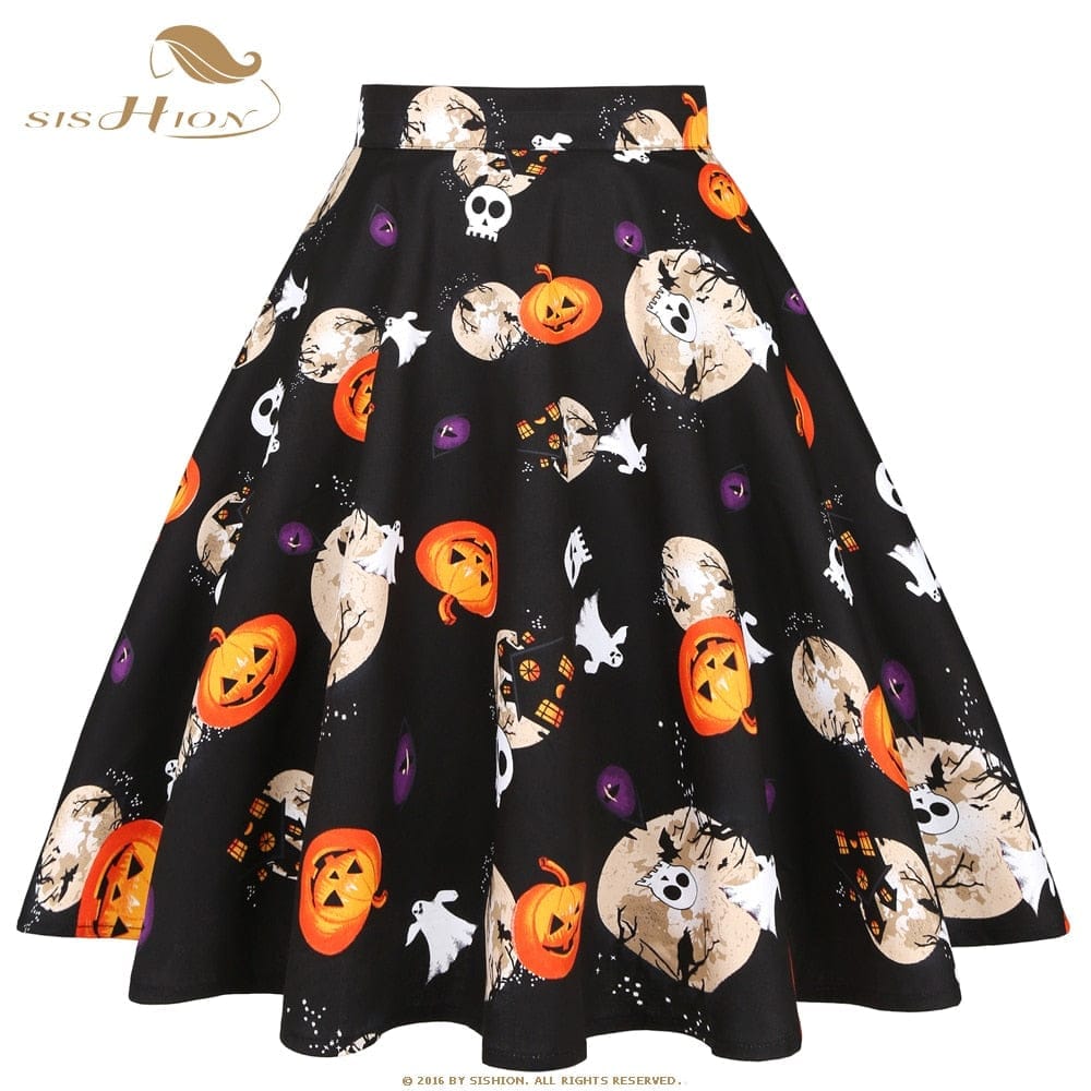 Floral Printed A Line Swing Women Skirt BENNYS 