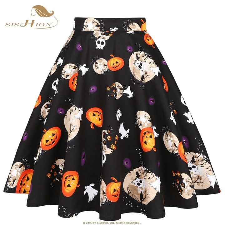 Floral Printed A Line Swing Women Skirt BENNYS 