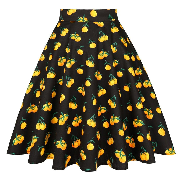 Floral Printed A Line Swing Women Skirt BENNYS 
