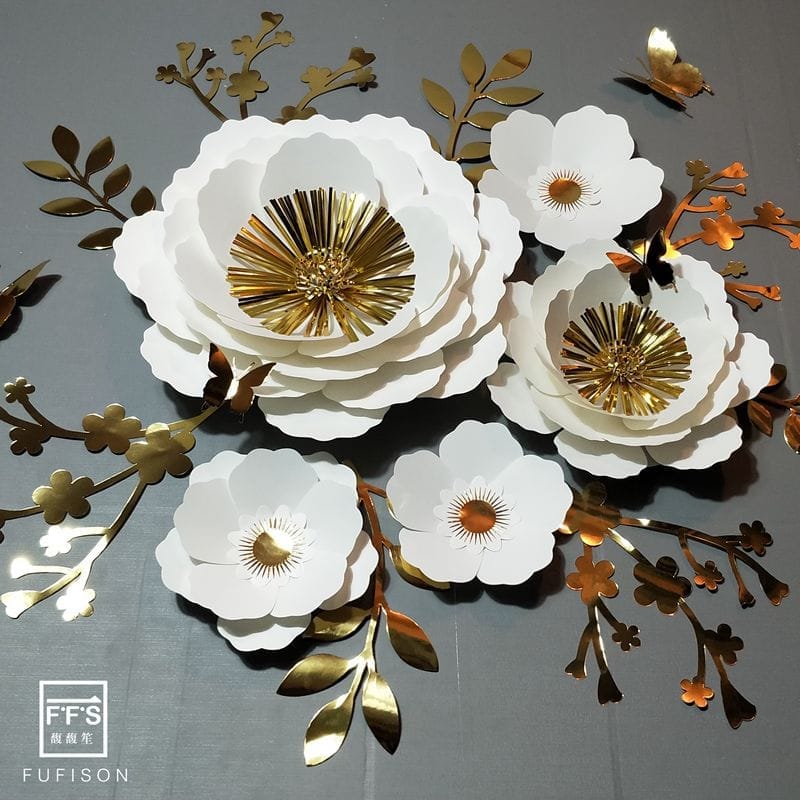 Flower Background Three-Dimensional  Wall Decoration BENNYS 