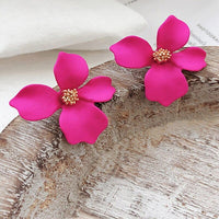 Flower Drop Earrings Cute Pink  Earrings for Women BENNYS 