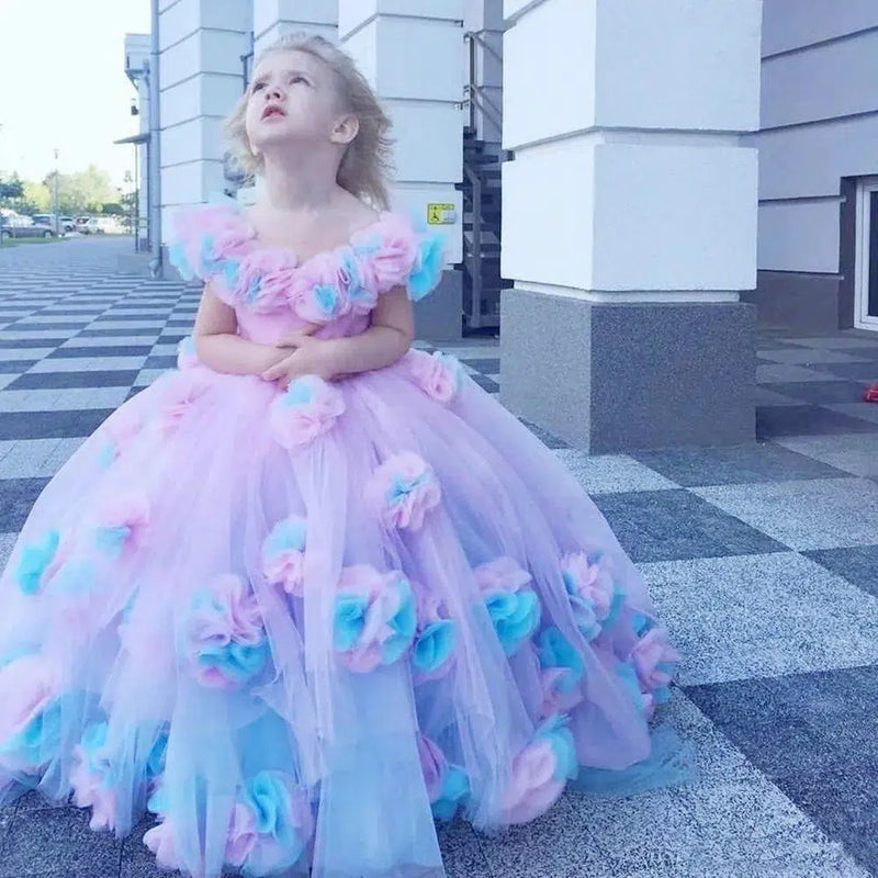 Flower Girls Dresses Kids Birthday Dress Bennys Beauty World