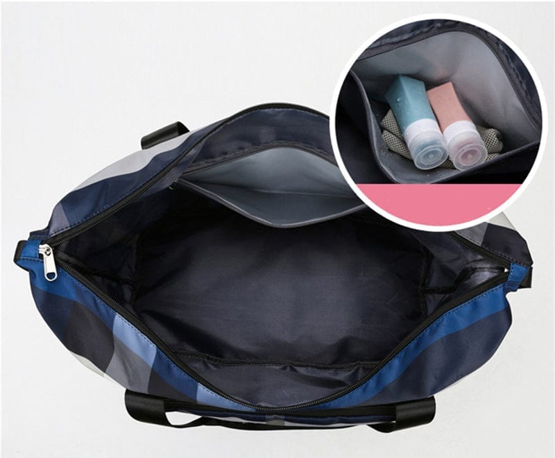 Foldable Travel Duffel Bag Fitness Waterproof Dry And Wet Separation Sports Bag BENNYS 