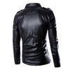 Four Seasons Fashion Men's Motorcycle Pull Leather Jacket BENNYS 