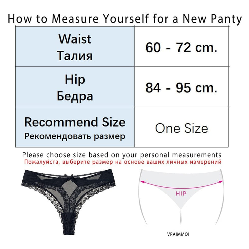French Panty Women's Underwear Sexy Lace Panties Fashion Hollow Out Comfort  Briefs Low Waist Seamless G-String Lingerie