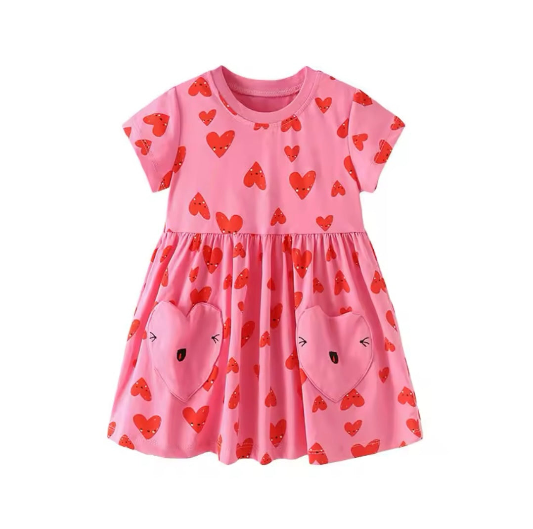 Newest Summer Toddler Girls Dresses Bluey Clothes
