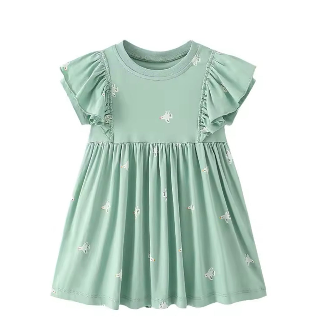 Newest Summer Toddler Girls Dresses Bluey Clothes