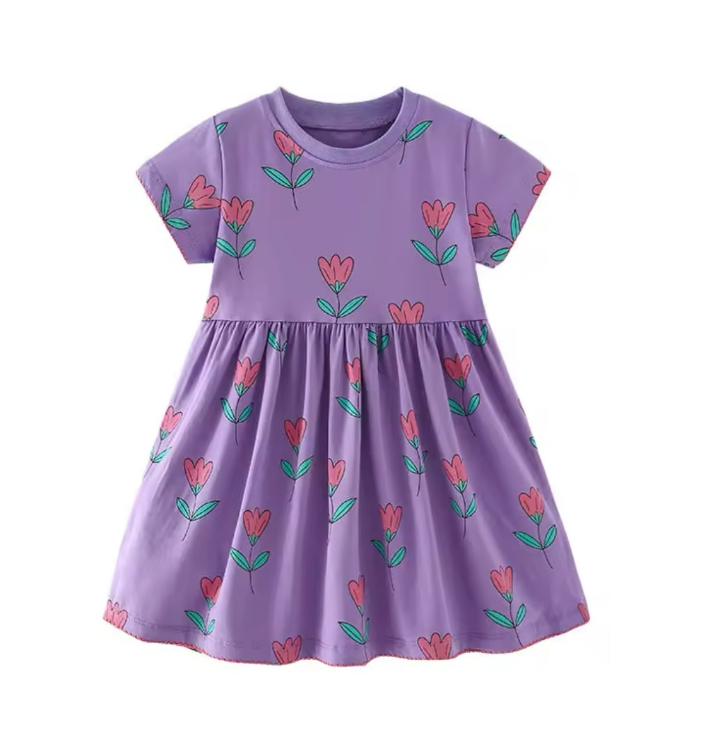 Newest Summer Toddler Girls Dresses Bluey Clothes